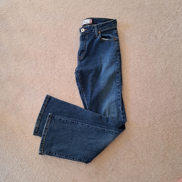 Levi's 515 Jeans Boot Cut Denim Blue Size 11 Vintage 90s Casual Levi's Red Tab - Picture 12 of 12